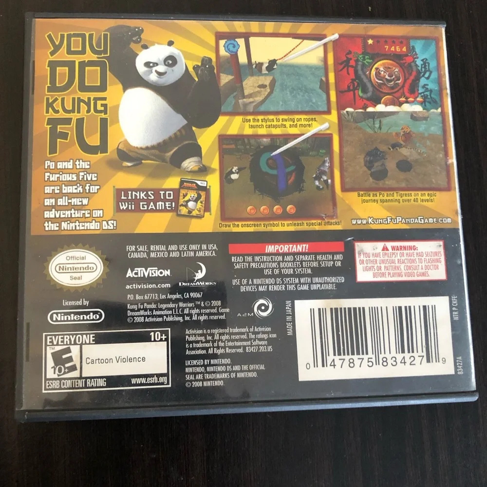 Nintendo DS Games - Lot of 3 - Bolt, High School Musical 2, Kung Fu Panda - Picture 13 of 16